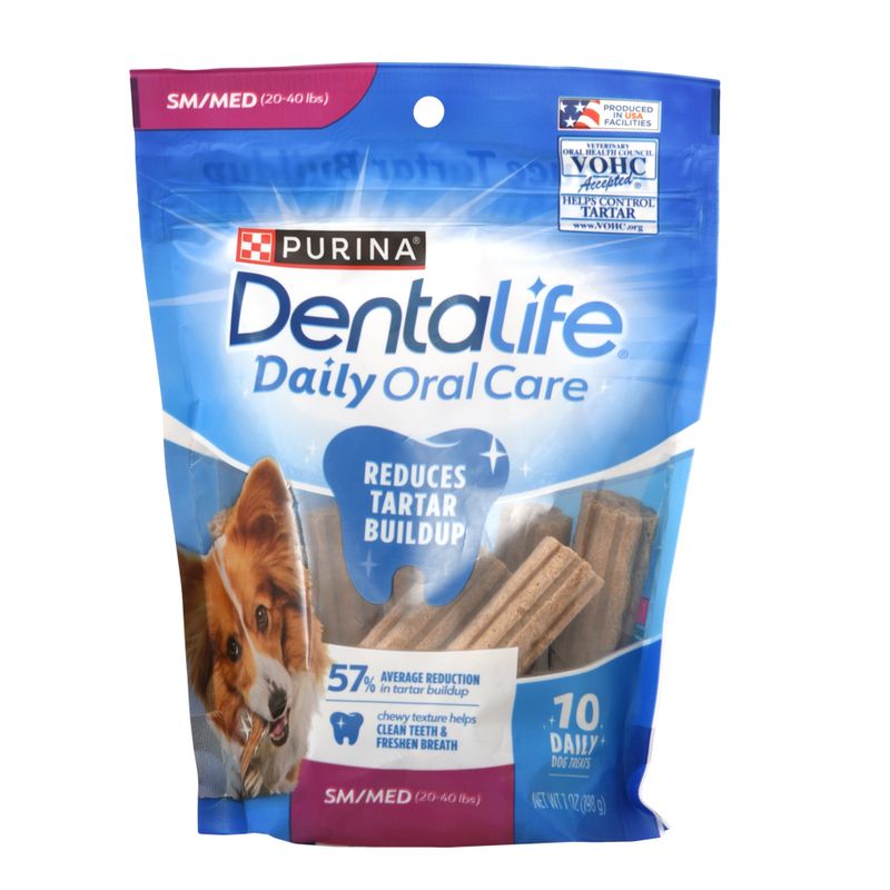 Snack Para Perro Pequeño Y Mediano Dentalife Sabor A Pollo198 GR