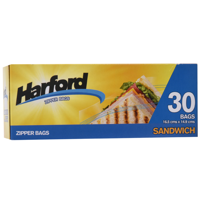 Funda De Alimentos Con Zipper Harford Sandwich30 UND