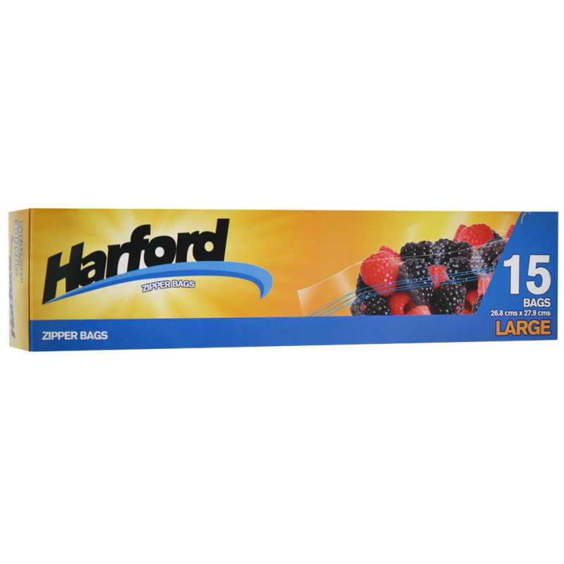 Funda De Alimentos Con Zipper Harford Grande15 UND