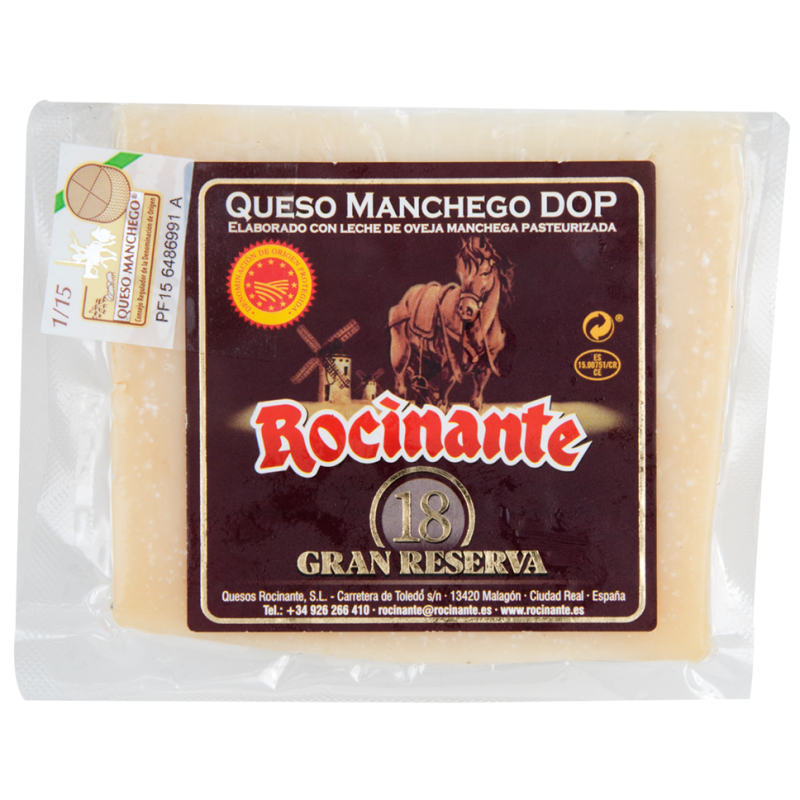 Manchego Rocinante 18 Meses Cuña200 GR