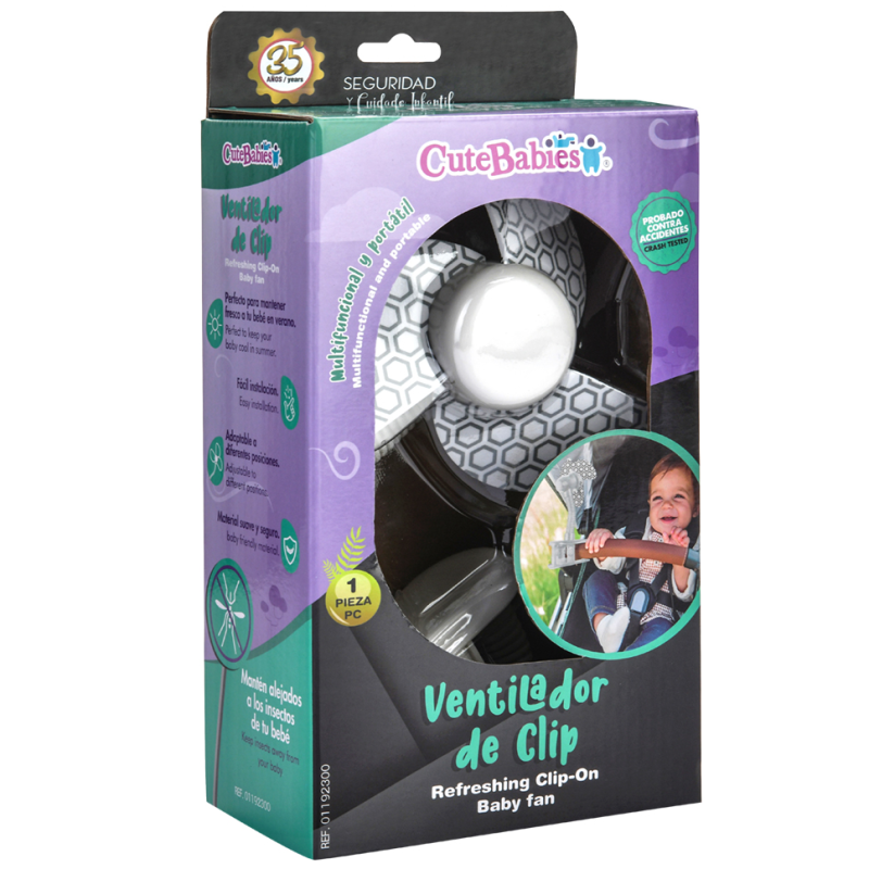 Abanico Para Coche Para Bebe Con ClipPAQ