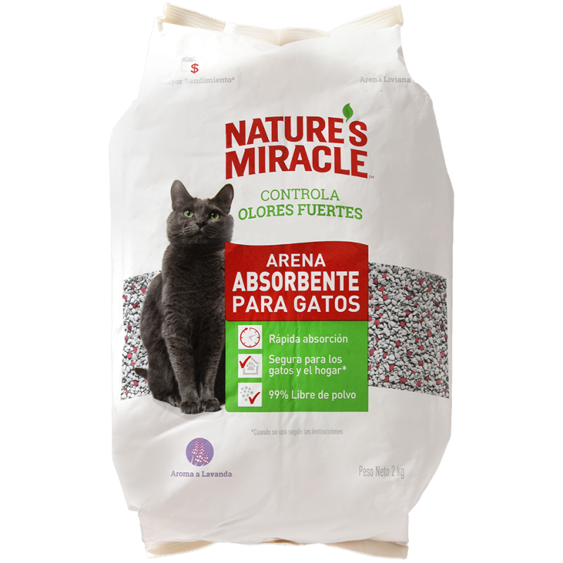 Arena Para Gatos Natures Miracle Lavanda2 KG