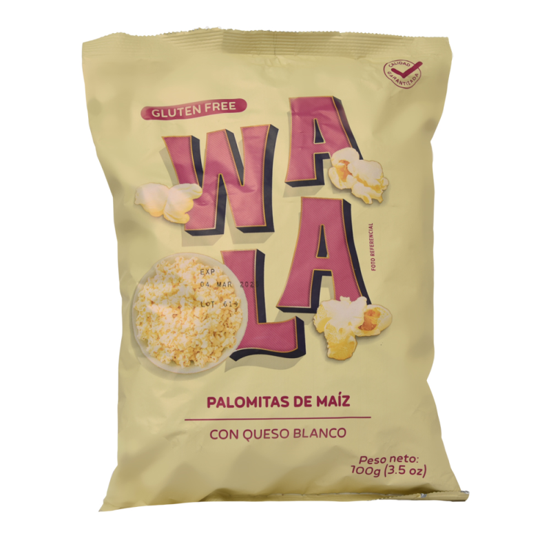 Palomita Queso Blanco Wala100 GR