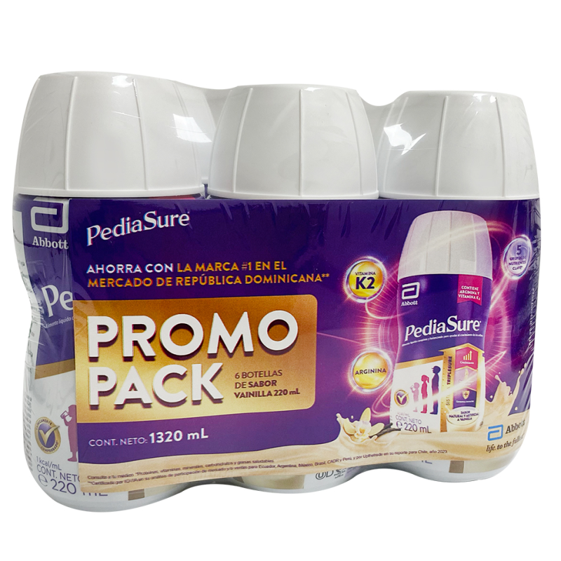 Supemento Pediasure Vainilla 6 Pack1200 ML