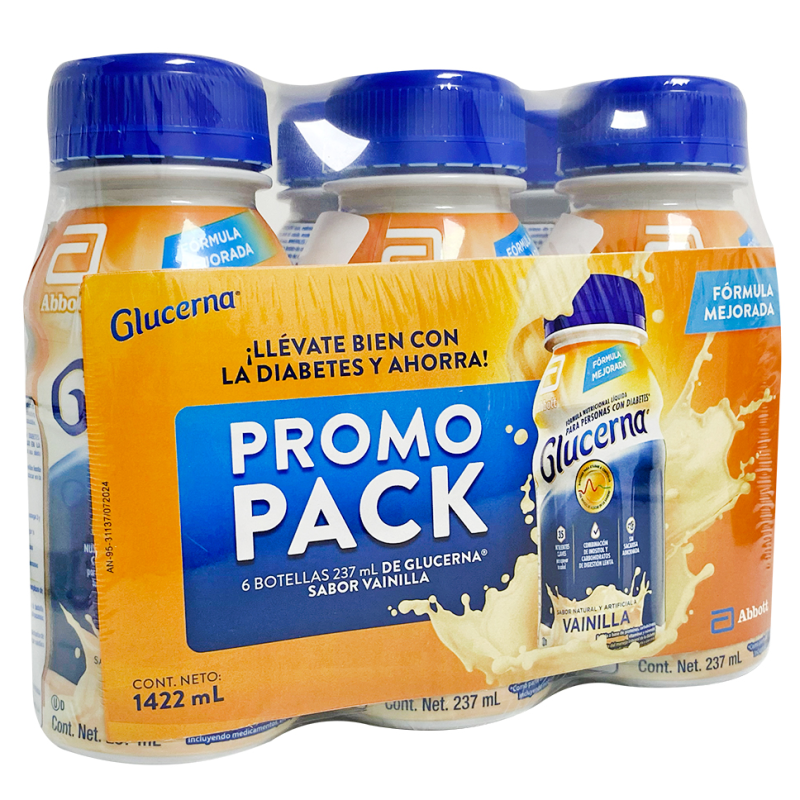 Glucerna Trip Care Vainilla 6pack1422 ML