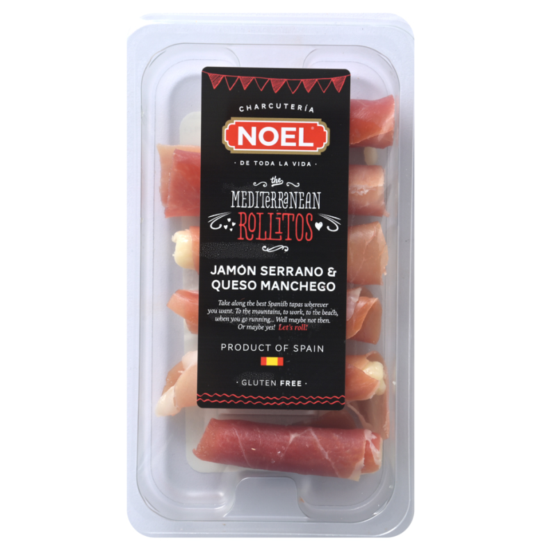 Rollito Jamón Serrano Queso Mancheg Noel66 GR