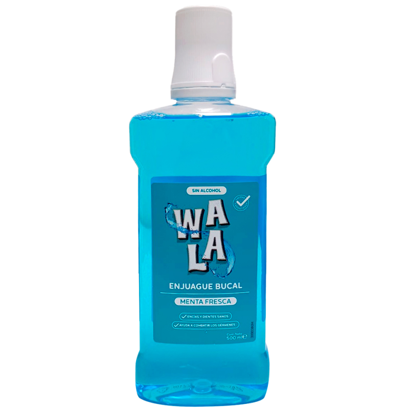Enjuague Bucal Wala Sin Alcohol500 ML