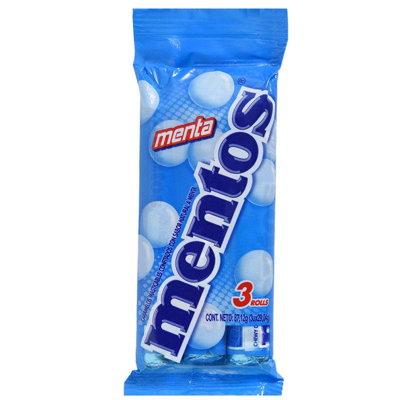 Mentas Masticables Mentos Candy Mint3 UND