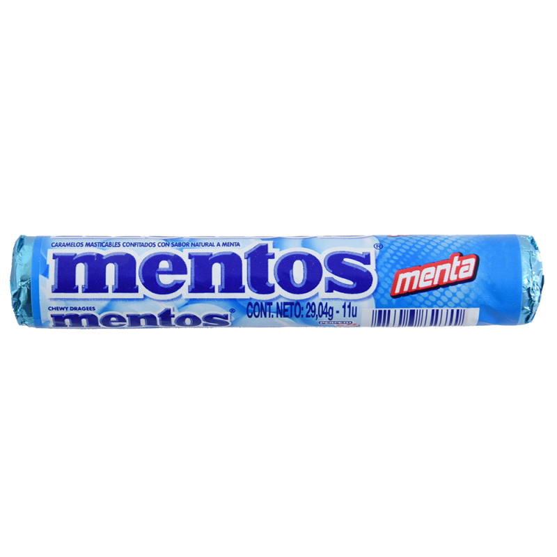 Mentas Masticables Mentos Mint Rollo29.04 GR