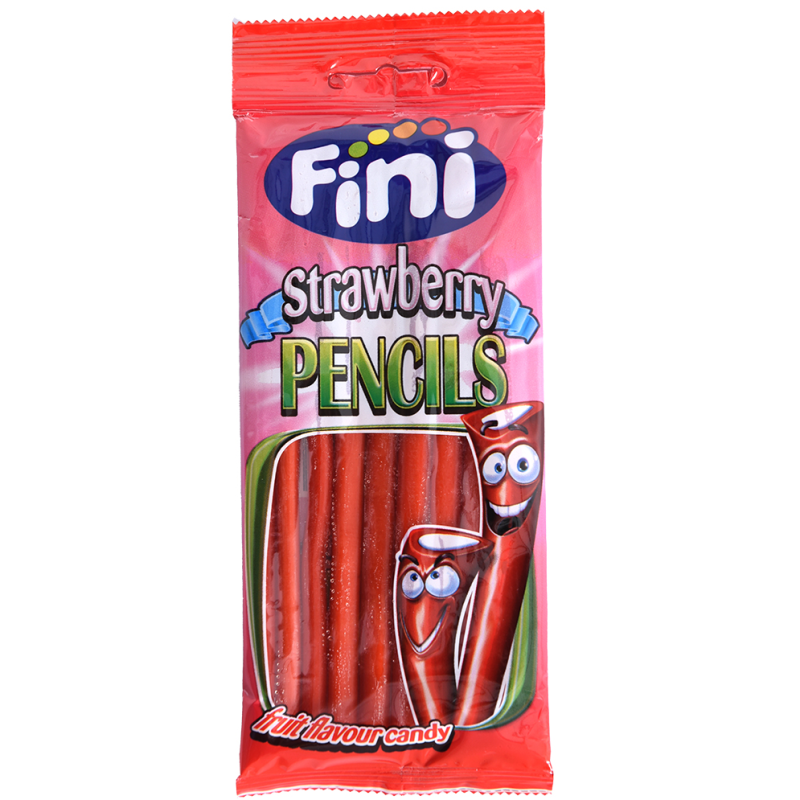 Gomitas Fini Straberry Pencils Rell Fresa90 GR