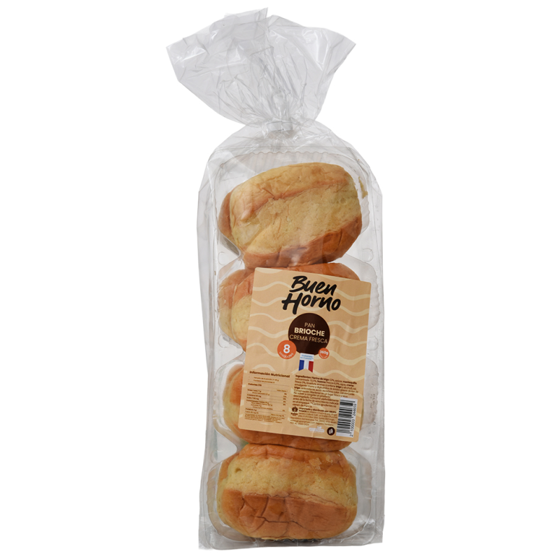 Pan Buen Horno Briocha Crema Fresca8 UND