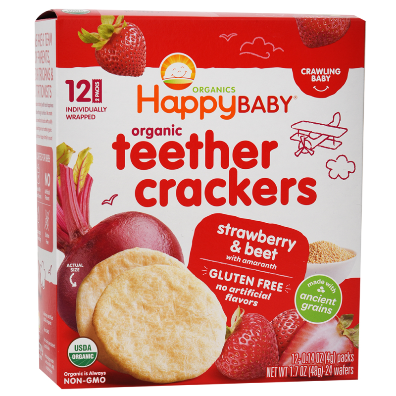 Galleta Happy Baby Strawberry & Bbet48 GR