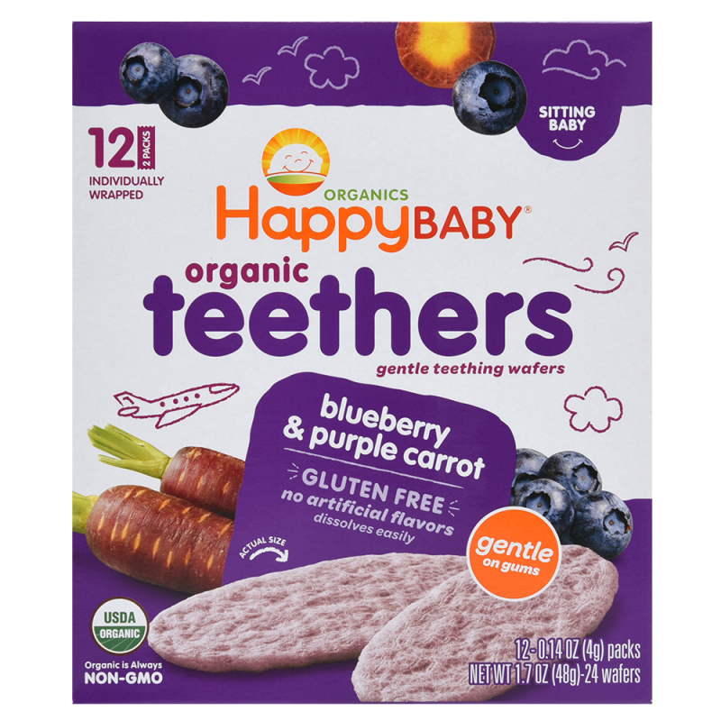 Galleta Happy Baby Blueberry & Carrot48 GR