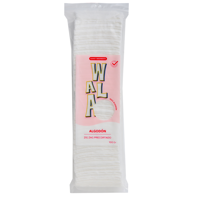 Algodon Zig-zag Wala Precortado100 GR