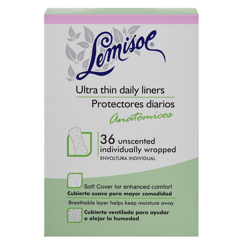 Protectores Diarios Lemisol Anatomicos36 UND