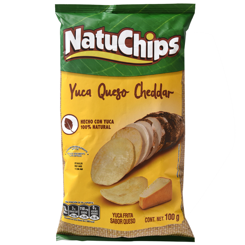Yuquitas Frito Lay Natuchips Queso Ch100 GR