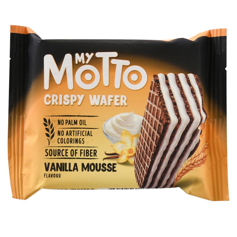 Galleta My Motto Waffer Vainilla34 GR