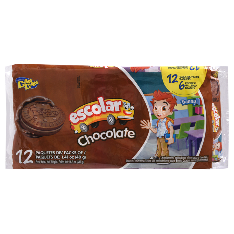 Galleta Can Can Rell Chocolate480 GR