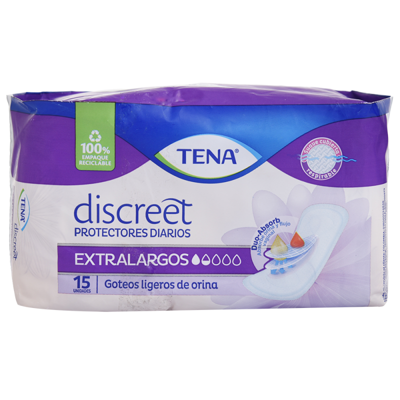 Discreet Tena Protector Diario Extralargo15 UND