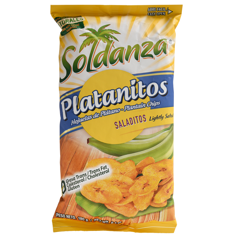 Platanitos Saladitos Soldanza180 GR