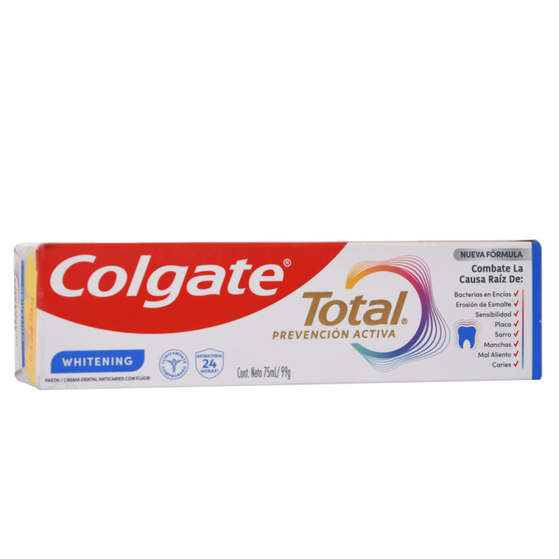 Crema Dental Colgate Total Blanqueamiento75 ML
