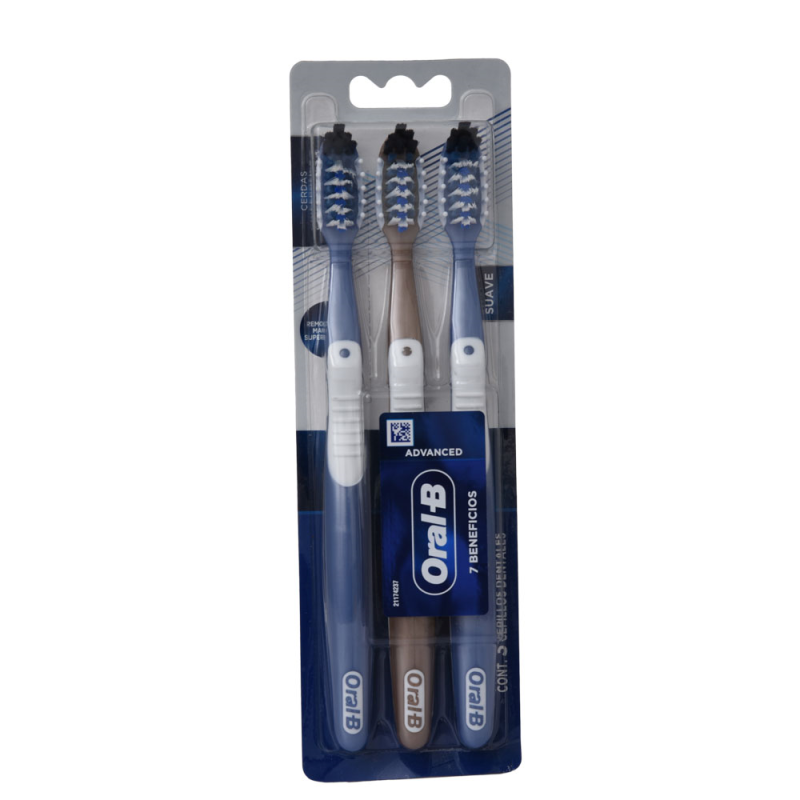 Cepillo Dental Oral B 7 Beneficios3 UND