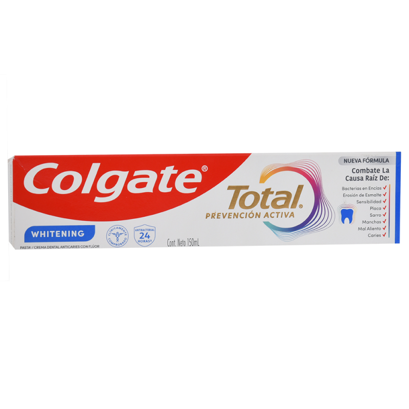 Crema Dental Colgate Total Blanqueamiento150 ML