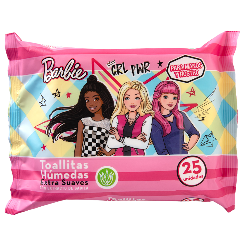 Pañitos Humedos Barbie Gelatti25 UND