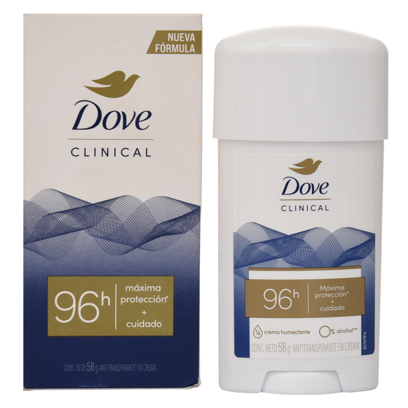 Desodorante Dove Clinical Ant Crem 96h58 GR