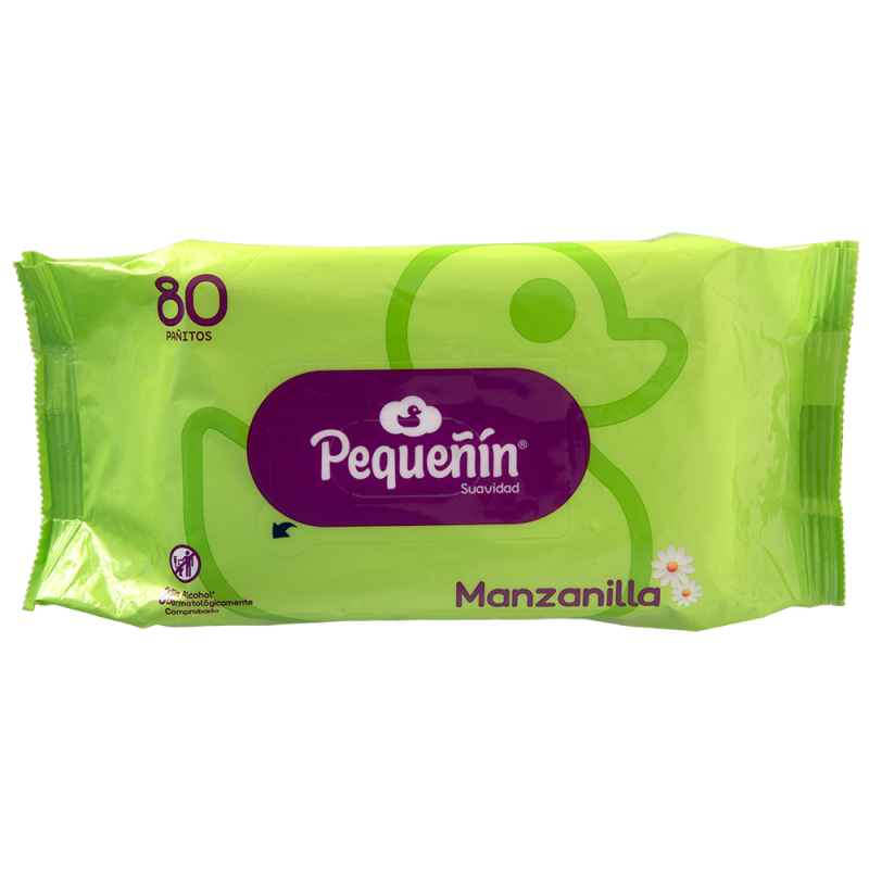 Pañitos Humedos Pequeñin Manzanilla80 UND