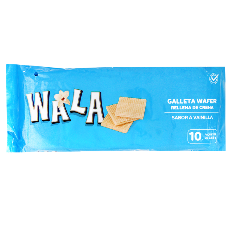Galleta Wafer Vainilla Wala 10/1235 GR