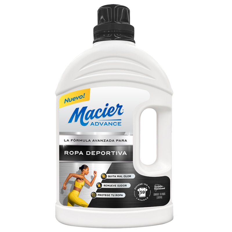 Detergente Macier Advance Deportiva100 OZ