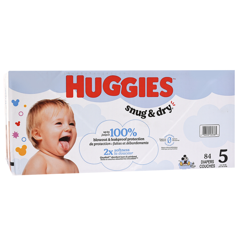 Pañal Huggies Snug&dry Etapa 5 Giga84 UND