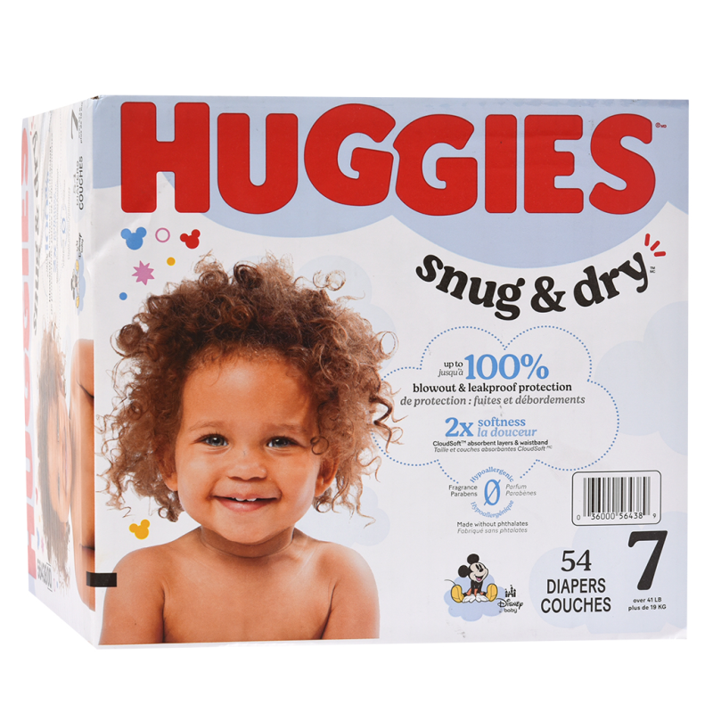 Pañal Huggies Snug&dry Etapa 7 Giga54 UND