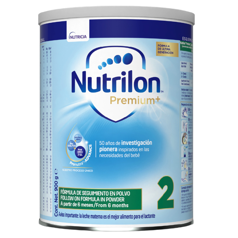 Fórmula Nutrilon Premium 2 Polvo900 GR