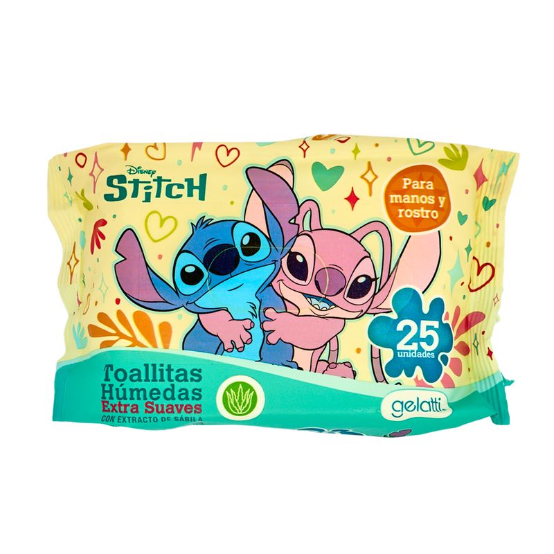 Pañitos Húmedos Gelatti Stitch25 UND