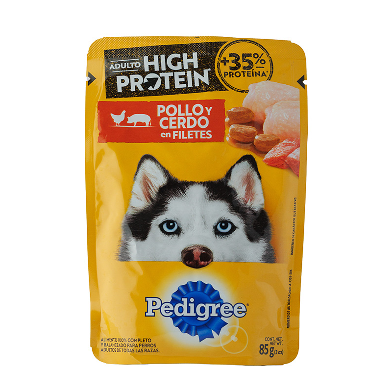 Alimento De Perros Pedigree Pouch Hp Pollo Y Cerdo85 GR