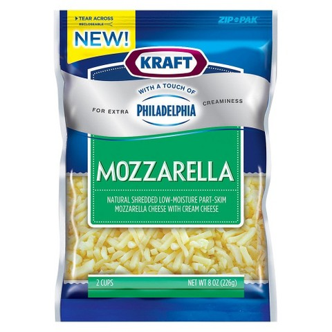 queso mozzarella rallado
