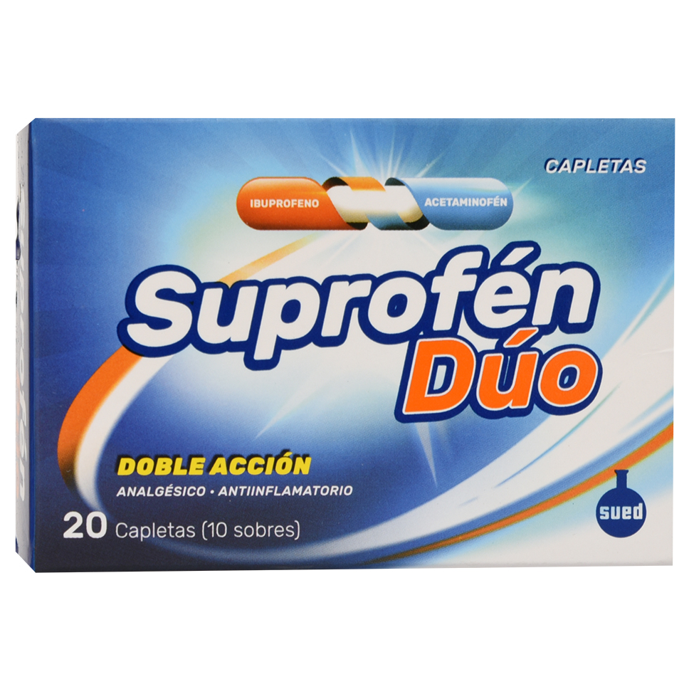 Suprofen Analgesico Suprofen Duo Doble Accion 20 UND - Precio en RD ...